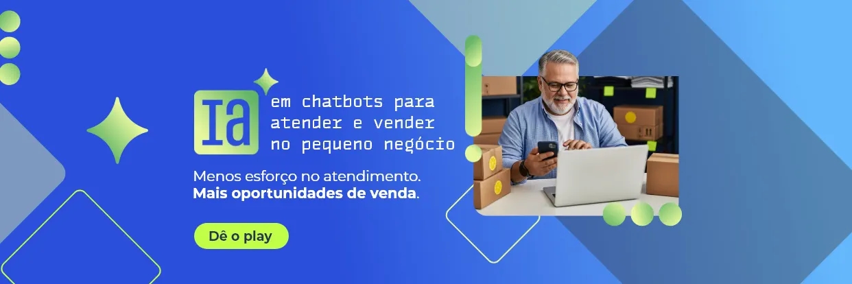 IA em chatbots para atender e vender no pequeno negócio